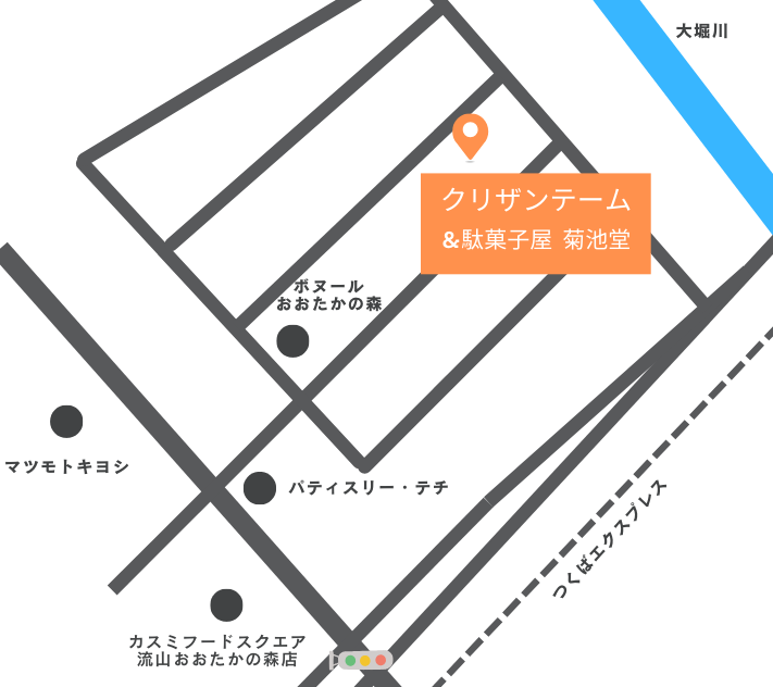 流山市クリザンテームのアクセス。